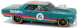 Hot Wheels 2019 - Collector # 062/250 - Speed Blur 10/10 - '64 Chevy Chevelle SS - Teal