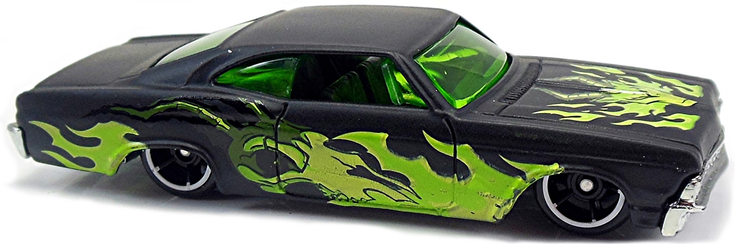 Hot Wheels 2008 - Collector # 058/172 - Hot Wheels Stars 18/36 - '65 Chevy Impala - Matte Black - IC