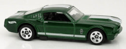 Hot Wheels 2022 - Collector # 192/250 - Muscle Mania 1/10 - '65 Mustang 2+2 Fastback - Green - USA