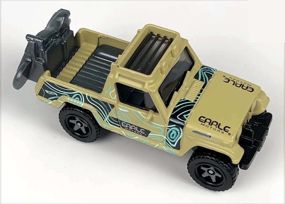 Hot Wheels 2023 - Collector # 094/250 - HW Hot Trucks 2/10 - '67 Jeepster Commando - Matte Pale Green - IC