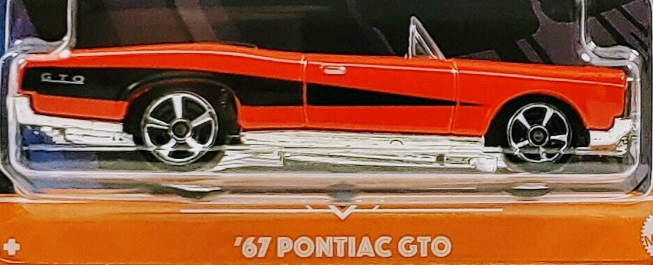 Hot Wheels 2021 - Theme / Convertibles Series 6/10 - '67 Pontiac GTO - Red - Walmart Exclusive