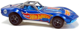 Hot Wheels 2017 - Collector # 352/365 - HW Race Team 2/5 - '69 Corvette Racer - Blue - USA
