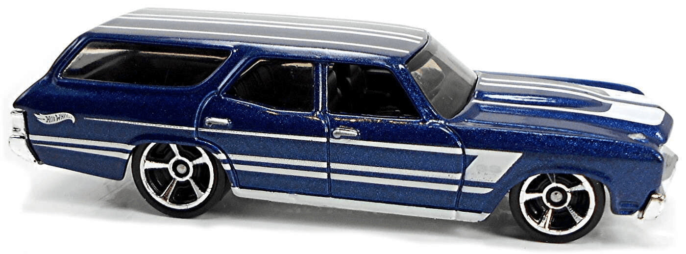 Hot Wheels 2022 - Collector # 111/250 - HW Wagons 1/5 - '70 Chevelle SS Wagon - Blue - USA Card