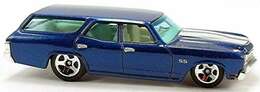 Hot Wheels 2009 - Collector # 019/166 - HW Premiere 19/42 - '70 Chevelle SS Wagon - Blue - IC