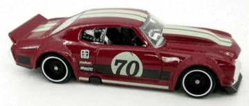 Hot Wheels 2022 - Collector # 046/250 - HW Contoured 3/5 - '70 Chevy Chevelle - Maroon - USA Card