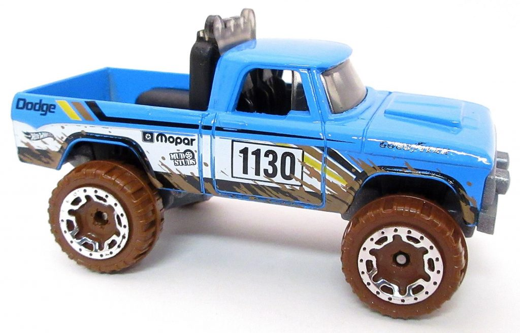 Hot Wheels 2023 - Collector # 161/250 - Mud Studs 02/05 - '70 Dodge Power Wagon - Grabber Blue - USA