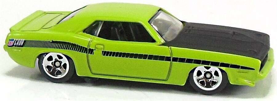 Hot Wheels 2009 - Collector #29 - New Models #29/42 - '70 Plymouth AAR Cuda - Green - USA Card