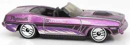 Hot Wheels 2022 - Ultra Hots 3/8 - '70 Plymouth Barracuda - Purple - UH Wheels - Target Exclusive