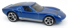 Hot Wheels 2022 - Collector # 202/250 - HW Exotics 5/10 - '71 Lamborghini Miura SV - Blue - USA