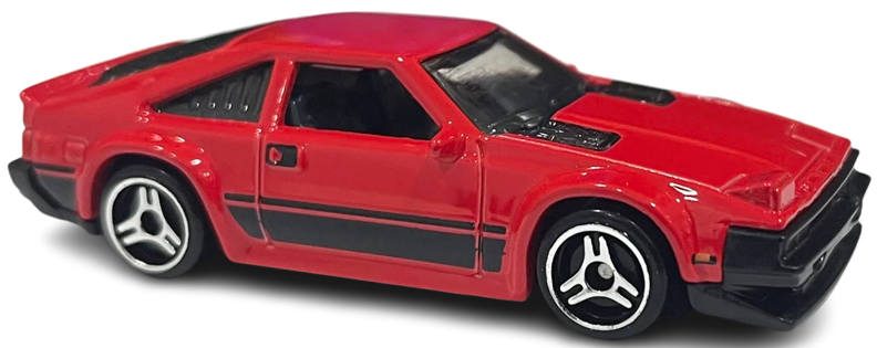 Hot Wheels 2023 - Collector # 167/250 - HW The '80s 10/10 - '82 Toyota Supra - Red - Black Stripes - IC