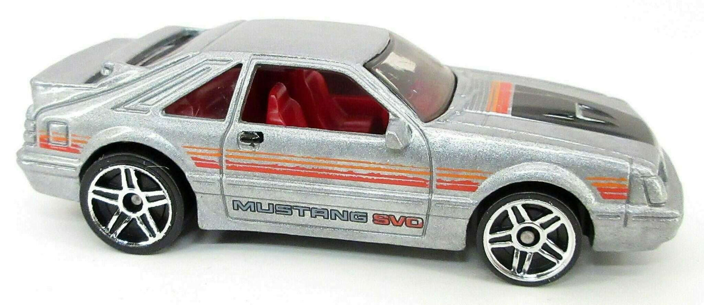 Hot Wheels 2023 - Collector # 025/250 - HW: The '80s 2/10 - '84 Mustang SVO - Silver - USA