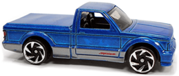 Hot Wheels 2021 - Collector # 092/250 - HW Turbo 3/5 - '91 GMC Syclone - Blue Metalflake - USA Card