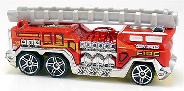 Hot Wheels 2011 - Collector # 178/244 - HW City Works 08/10 - 5 Alarm - Red - 'Fire' / '68' - SC