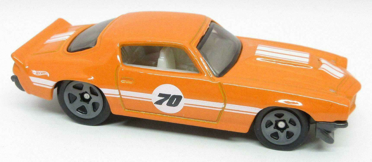 Hot Wheels 2021 - Collector # 179/250 - Then And Now 8/10 - `70 Chevy Camaro RS - Orange - USA Card