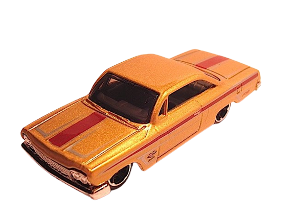 Hot Wheels 2012 - Collector # 103/247 - Muscle Mania GM 3/10 - '62 Chevy - Gold - USA