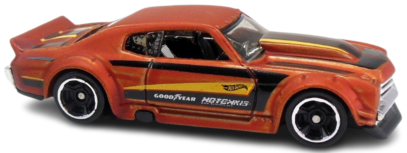 Hot Wheels 2017 - Collector # 212/365 - Nightburnerz 07/10 - '70 Chevy Chevelle - Satin Brown - IC