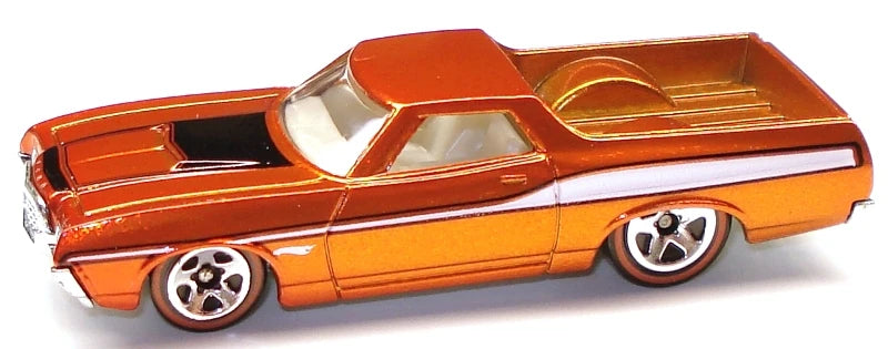 Hot Wheels 2009 - Classics Series 5 # 29/30 - '72 Ford Ranchero - Spectraflame Orange - 5 Spokes with Redlines - Metal/Metal - New Casting