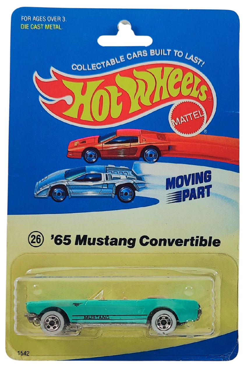 Hot Wheels 1989 - Collector # 026 - '65 Mustang Convertible