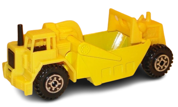 Hot Wheels 1996 - Collector # 482 - (CAT) Earth Mover - Yellow - ORCT Wheels - USA Blue & White Card