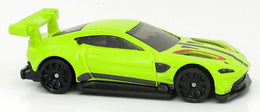 Hot Wheels 2022 - Collector # 238/250 - HW Exotics 9/10 - New Models - Aston Martin Vantage GTE - Bright Green - USA Card
