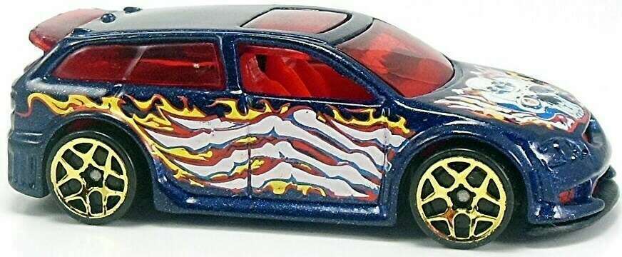 Hot Wheels 2006 - Collector # 082/223 - Bone Blazers 2/5 - Audacious - Dark Blue - Gold Y5 Wheels - USA Card