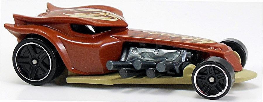 Hot Wheels 2015 - Collector # 036/250 - HW City / Street Beasts - Bad Ratitude - Brown - USA 'Scan & Race' Card