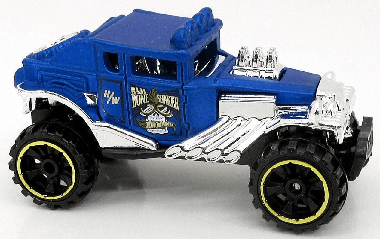 Hot Wheels 2022 - Collector # 003/250 - Baja Blazers 2/10 - Baja Bone Shaker - Blue - USA Card