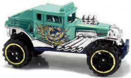 Hot Wheels 2017 - Collector # 091/365 - HW Daredevils 8/10 - Baja Bone Shaker - Turquoise - USA Card
