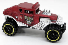 Hot Wheels 2022 - Collector # 003/250 - Baja Blazers 2/10 - Baja Bone Shaker - Matte Maroon - USA