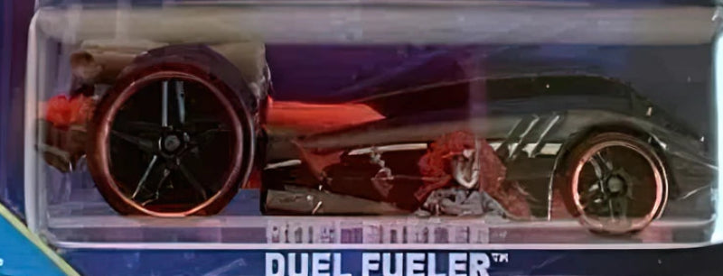 Hot Wheels 2023 - Theme / Mix 3 / Batman Series 10/20 / Batwoman - Duel Fueler - Black - PR5 Wheels - DC Comics Card