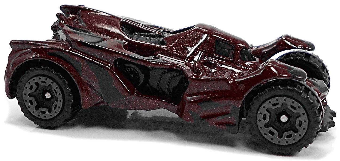 Hot Wheels 2021 - Collector # 008/250 - Batman 1/5 - Batman: Arkham Knight Batmobile - Metalflake Dark Red - USA Card