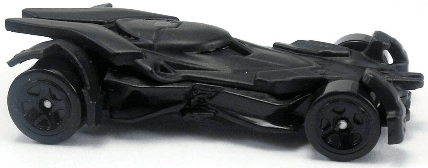 Hot Wheels 2016 - Collector # 230/250 - Batman 5/5 - New Models - Batmobile (Batman vs Superman) - Matte Black - Black Windshield - USA 'Batman vs Superman' Card