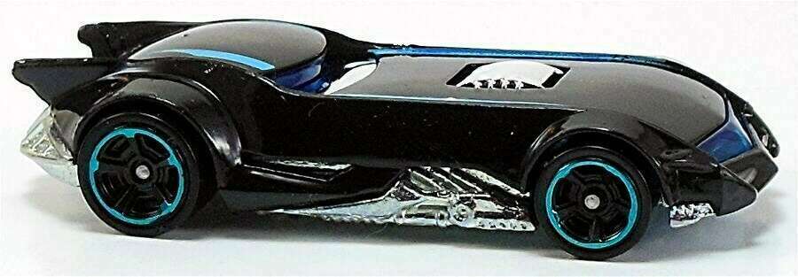 Hot Wheels 2014 - Collector # 061/250 - HW City / Batman - The Batman - Batmobile (Animated) - Matte Black - USA