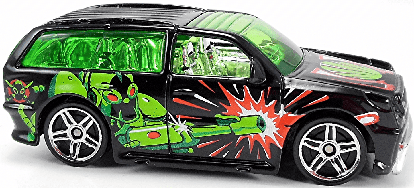 Hot Wheels 2006 - Collector # 076/223 - Spy Force 1/5 - Boom Box - Black / Robot Fighter - USA