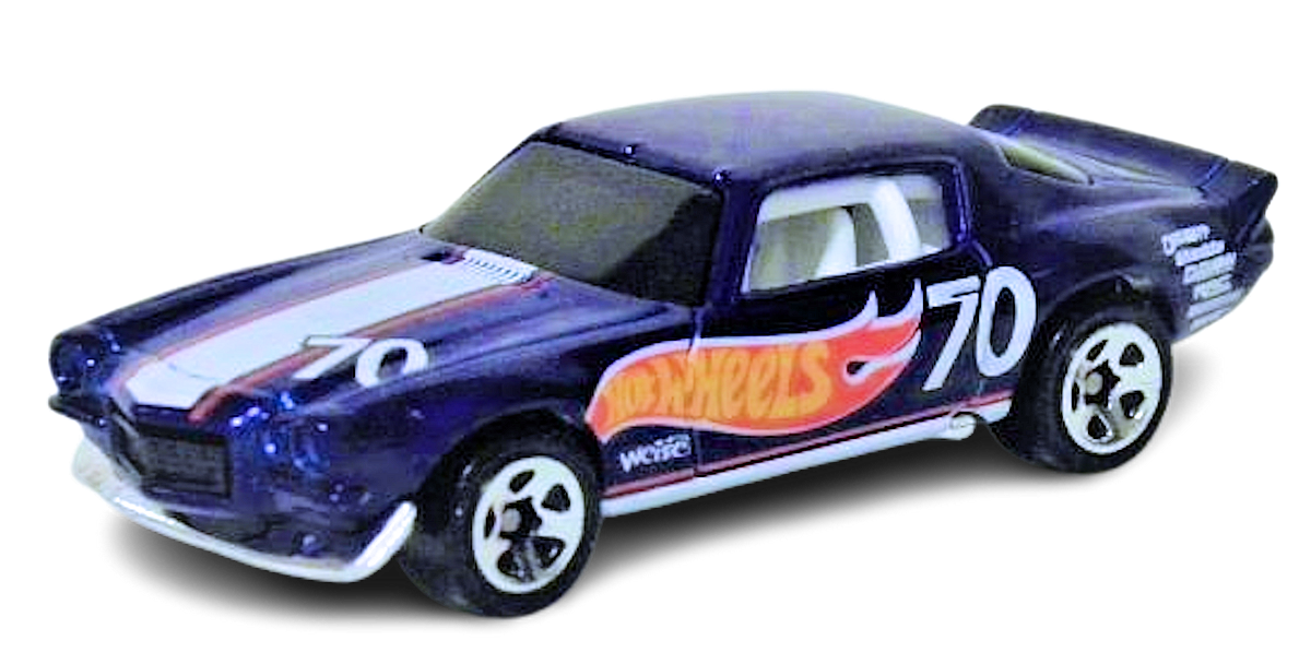 Hot Wheels 2011 - Collector # 047/244 - New Models 47/50 - '70 Camaro Road Race - Blue with Hot Wheels Graphics - USA