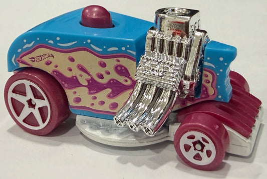 Hot Wheels 2026 - Collector # 082/250 - Sweet Rides 3/5 - Birthday Burner - Blue - White 5 Spokes Wheels - USA '2026' Card