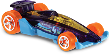Hot Wheels 2019 - Collector # 149/250 -X-Raycers 6/10 - Carbide - Transparent Purple - USA Card