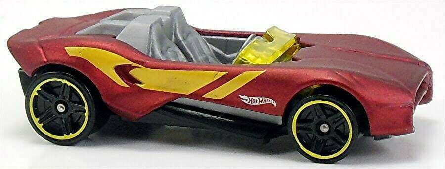 Hot Wheels 2014 - Collector # 104/250 - HW Off-Road / Stunt Circuit / New Models - Carbonic - Satin Red - USA Card