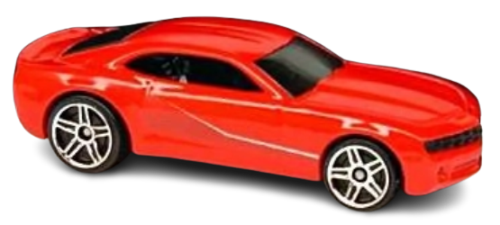 Hot Wheels 2008 - Collector # 077/196 - Web Trading Cars 01/24 - Chevy Camaro Concept - Red - PR5 Wheels - USA Card