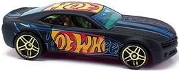 Hot Wheels 2016 - Collector # 023/250 - HW Digital Circuit 3/10 - Chevy Camaro Concept - Matte Black - USA 'Snowflake' Card only at Target