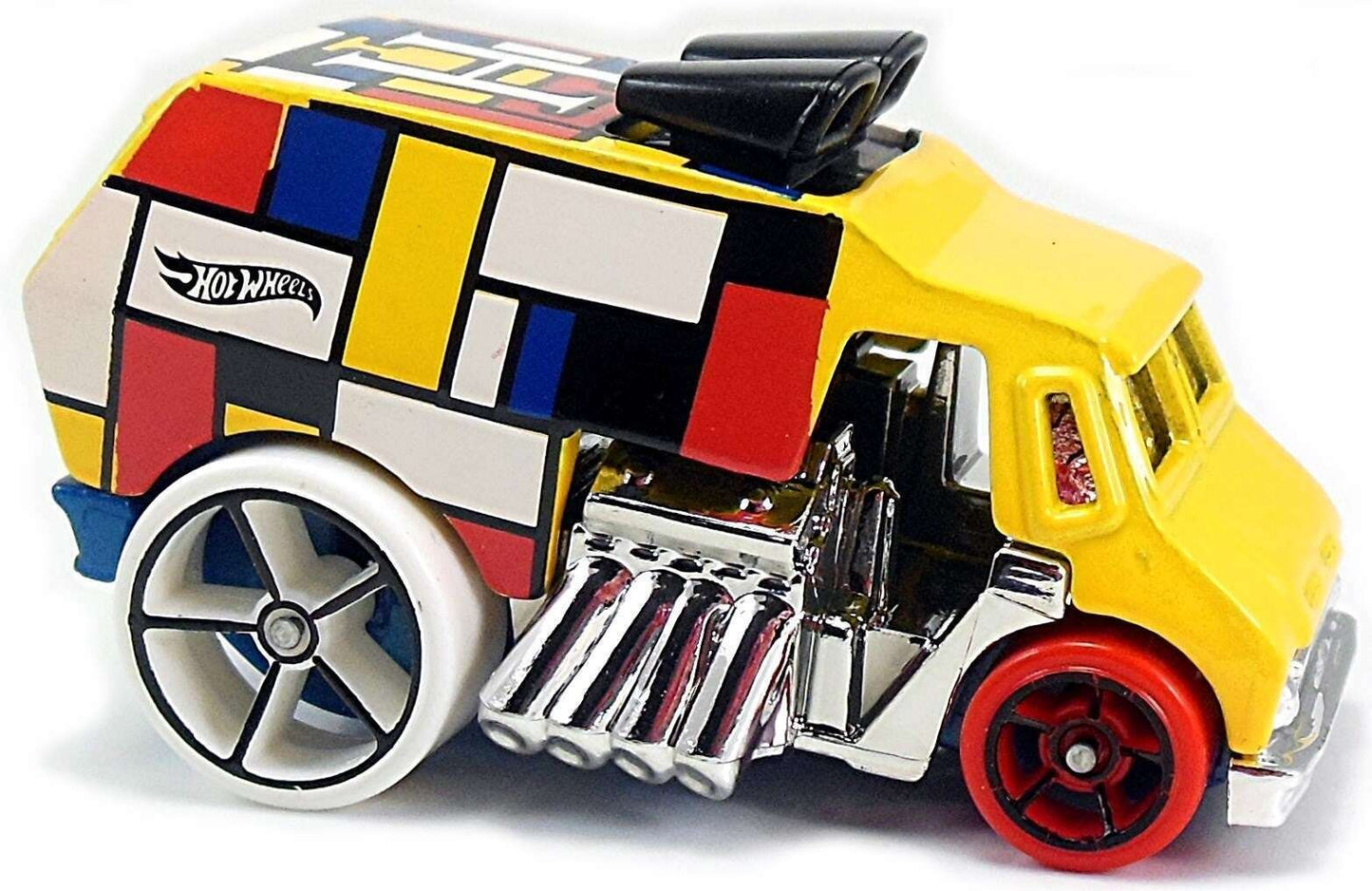 Hot Wheels 2017 - Collector # ---/365 - HW Art Cars 8/10 - Cool-One - Yellow - KMart Exclusive - USA Card