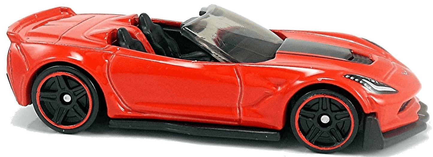 Hot Wheels 2019 - Collector # 095/250 - HW Roadsters 5/5 - Corvette C7 Z06 Convertible - Red - USA
