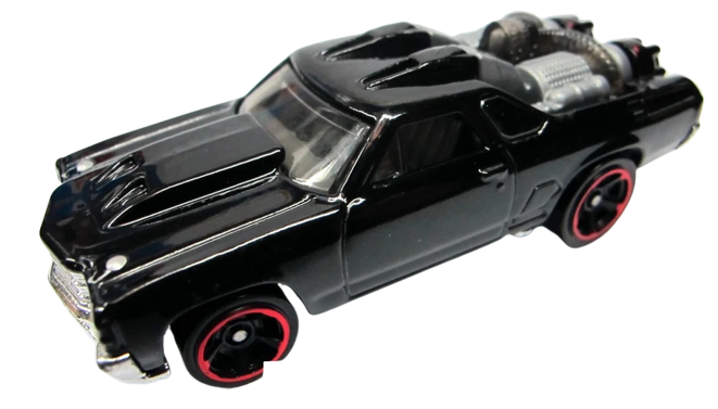 Hot Wheels 2012 - Collector # 049/247 - HW Stunt: New Models - Custom '71 El Camino - Black - USA