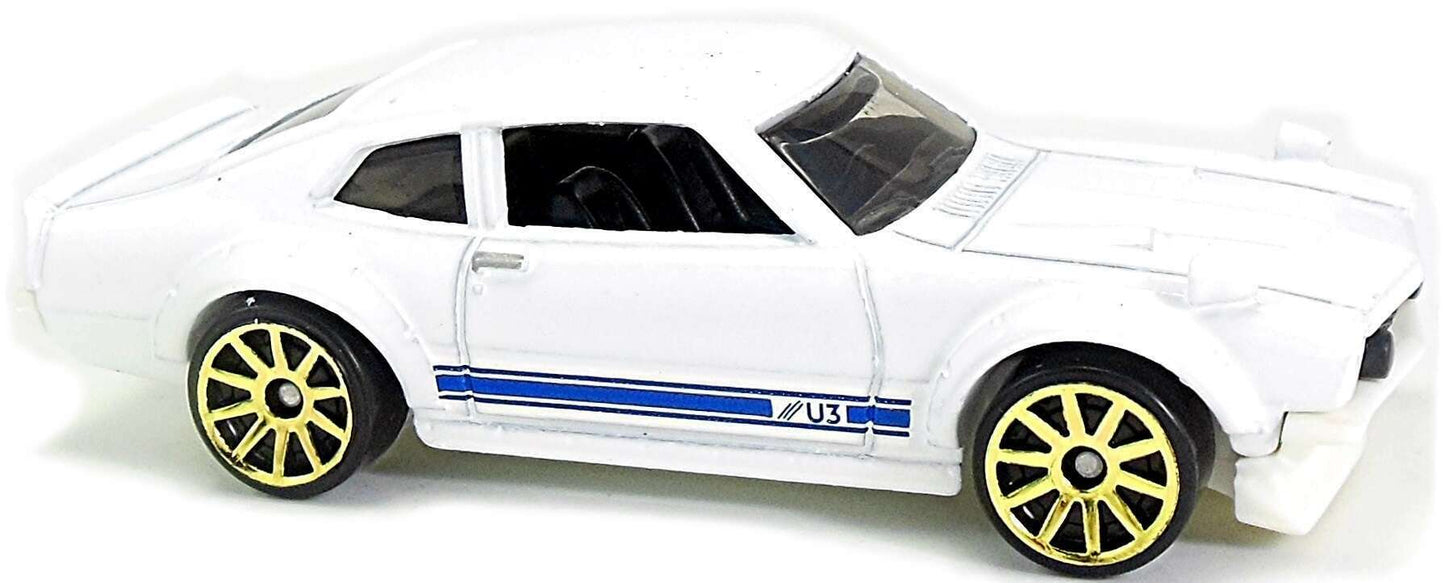 Hot Wheels 2018 - Collector # 097/365 - Factory Fresh 4/10 - New Models - Custom Ford Maverick - White - USA 50th Card