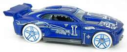 Hot Wheels 2023 - Collector # 036/250 - HW Art Cars 4/10 - Custom '11 Camaro - Blue / 'I' - USA