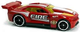 Hot Wheels 2020 - Collector # 239/250 - HW Rescue 2/10 - Custom '11 Camaro - Red / FIRE - International Long Card