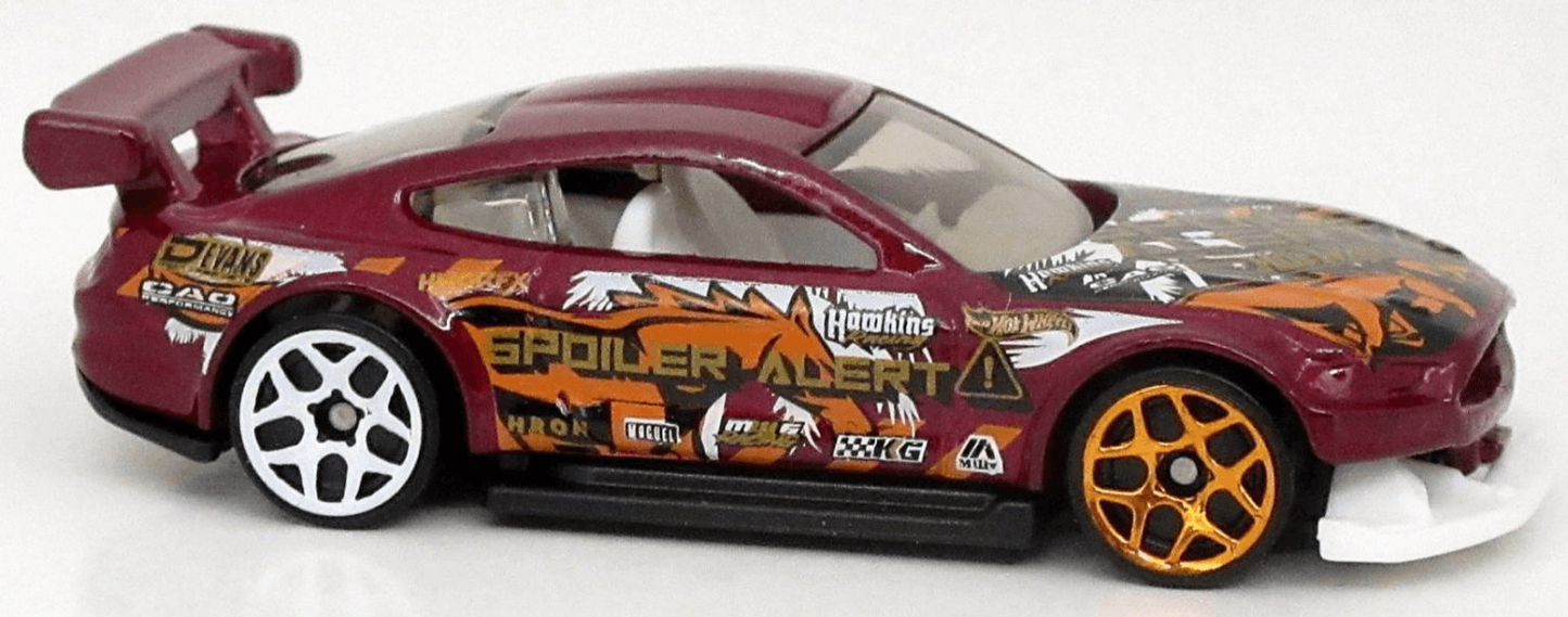 Hot Wheels 2022 - Collector # 175/250 - Spoiler Alert 5/5 Custom '18 Ford Mustang GT - Purple