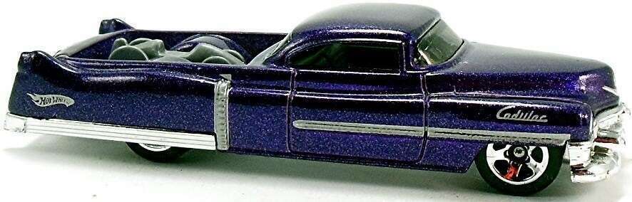 Hot Wheels 2009 - Collector # 015/190 - New Models 15/42 - Custom '53 Cadillac - Metalflake Purple - 5 Spoke Wheels - USA Card