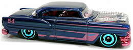 Hot Wheels 2022 - 54th Anniversary Series 2 / Blue & Pink 5/6 - Custom '53 Chevy - Dark Blue