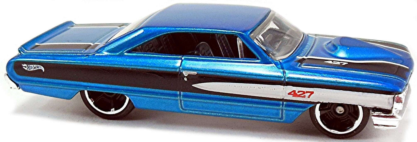 Hot Wheels 2012 - Collector # 113/247 - Muscle Mania 3/10 - Custom '64 Galaxie 500 - Blue - USA